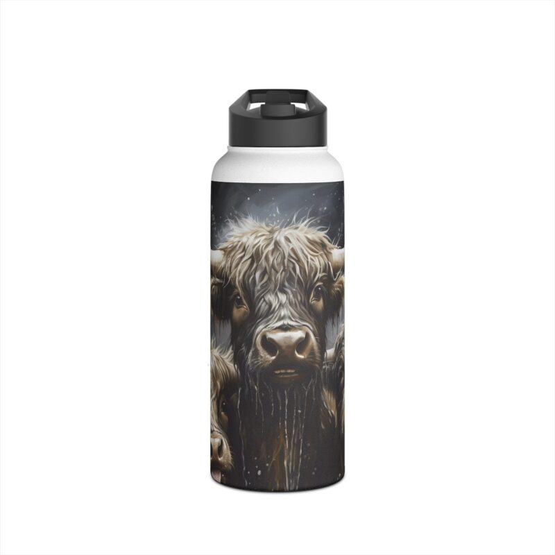 Highland Cows Stainless Steel Water Bottle