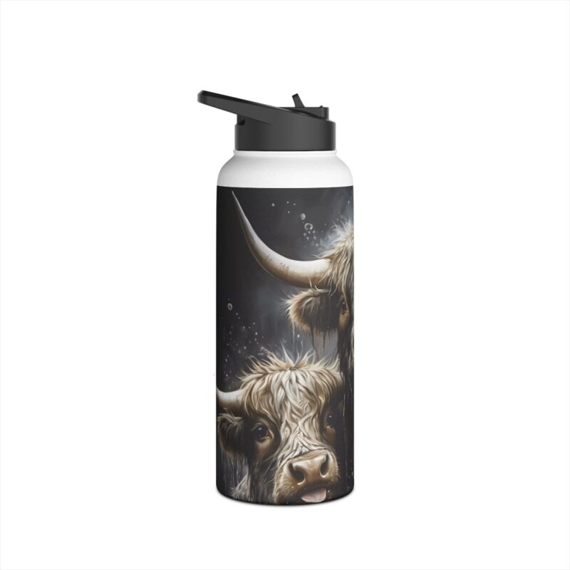 Highland Cows Stainless Steel Water Bottle