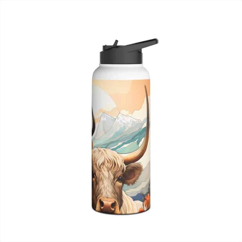 Highland Cows Stainless Steel Water Bottle