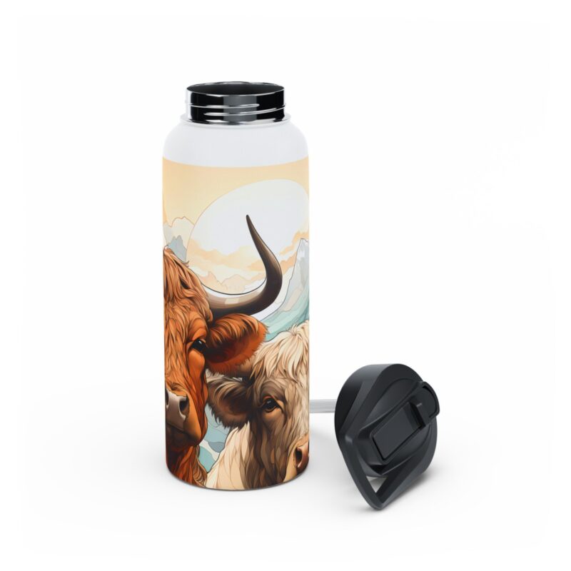 Highland Cows Stainless Steel Water Bottle