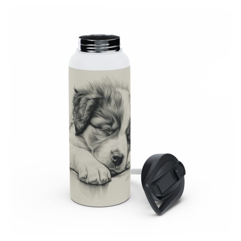 Australian Shepherd Dog Stainless Steel Water Bottle