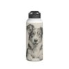 Australian Shepherd Dog Stainless Steel Water Bottle