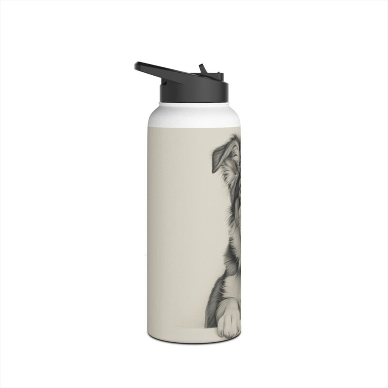 Australian Shepherd Dog Stainless Steel Water Bottle