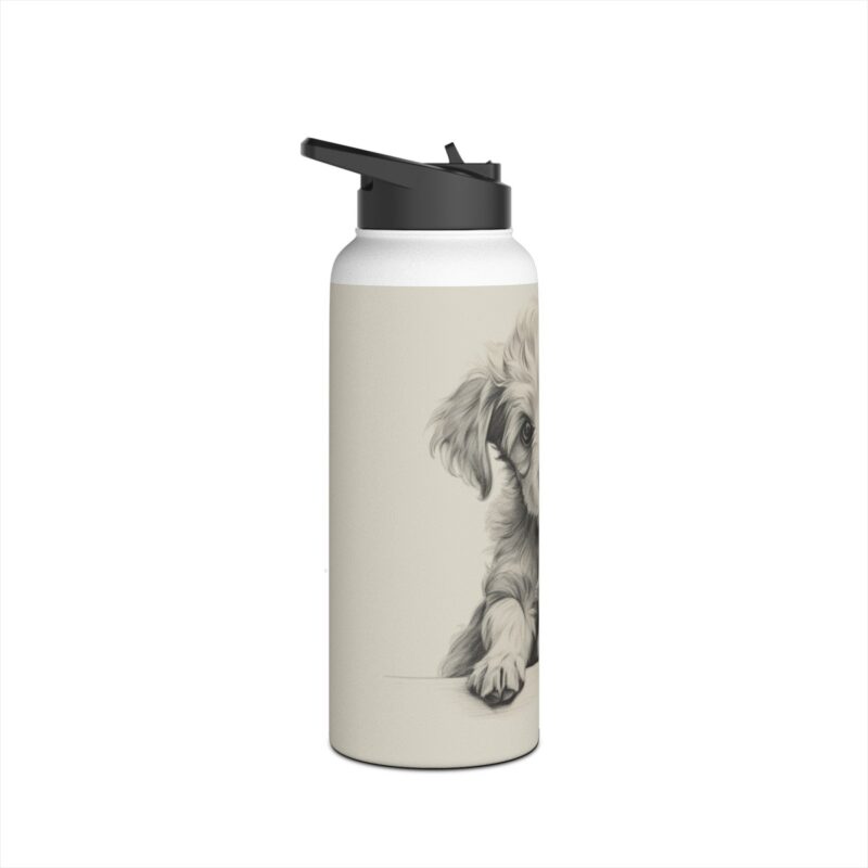 Poodle Stainless Steel Water Bottle