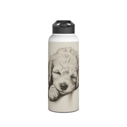 Poodle Stainless Steel Water Bottle