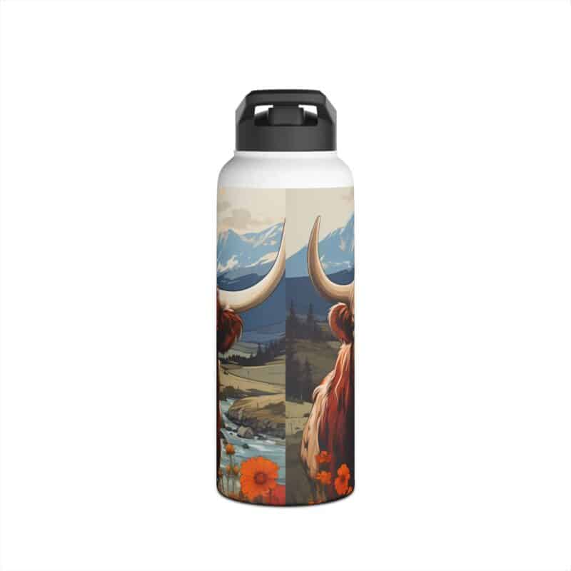 Highland Cows Stainless Steel Water Bottle