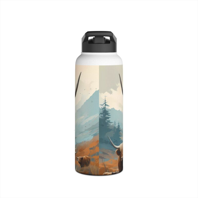 Highland Cows Stainless Steel Water Bottle