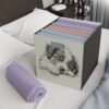 Australian Shepherd Dog Collapsible Felt Storage Box