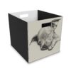 American Hairless Terrier Collapsible Felt Storage Box