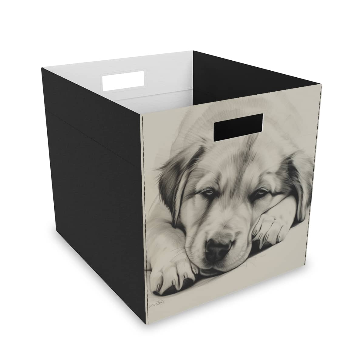 Anatolian Shepherd Dog Collapsible Felt Storage Box