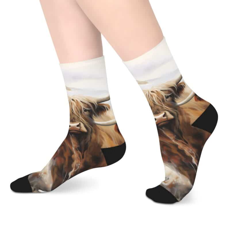 Highland Cows Socks