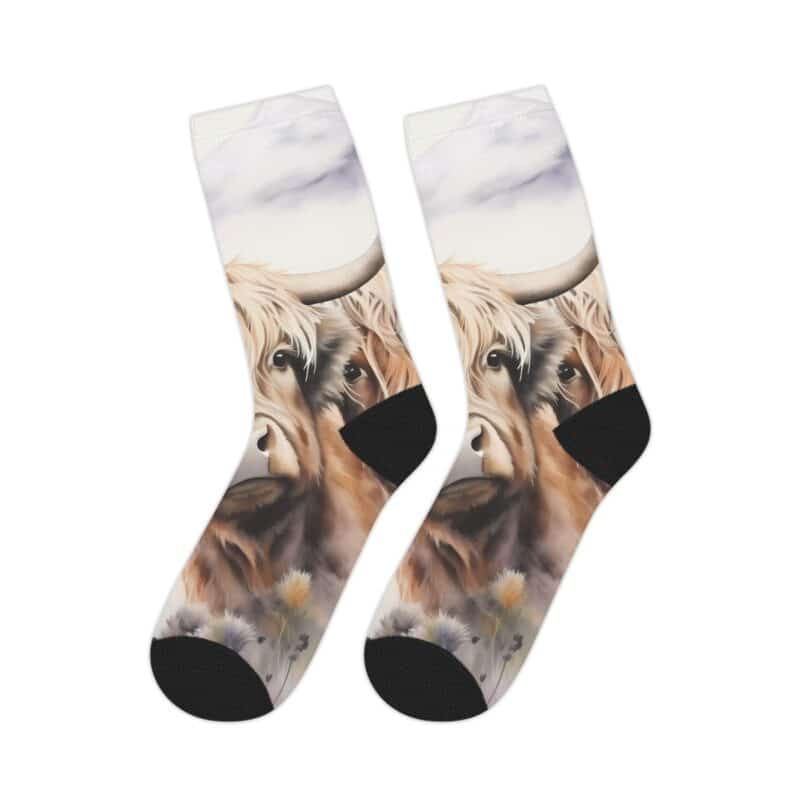 Highland Cows Socks