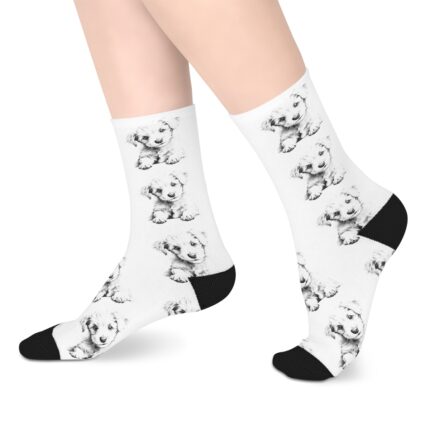 Poodle Mid-length Socks