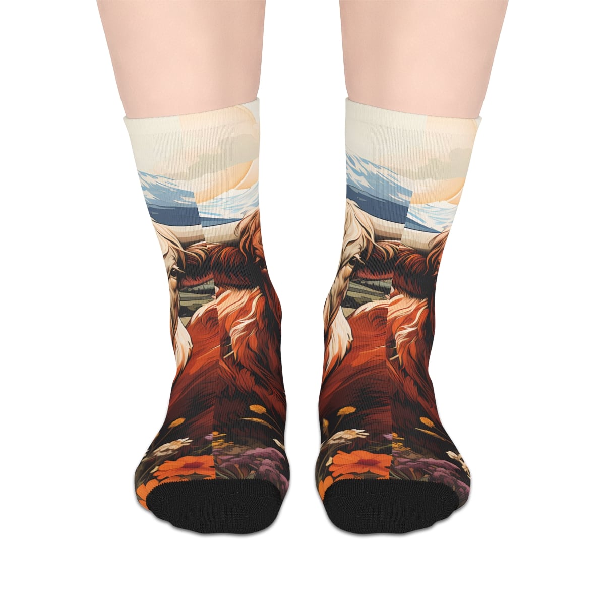 Highland Cows Socks