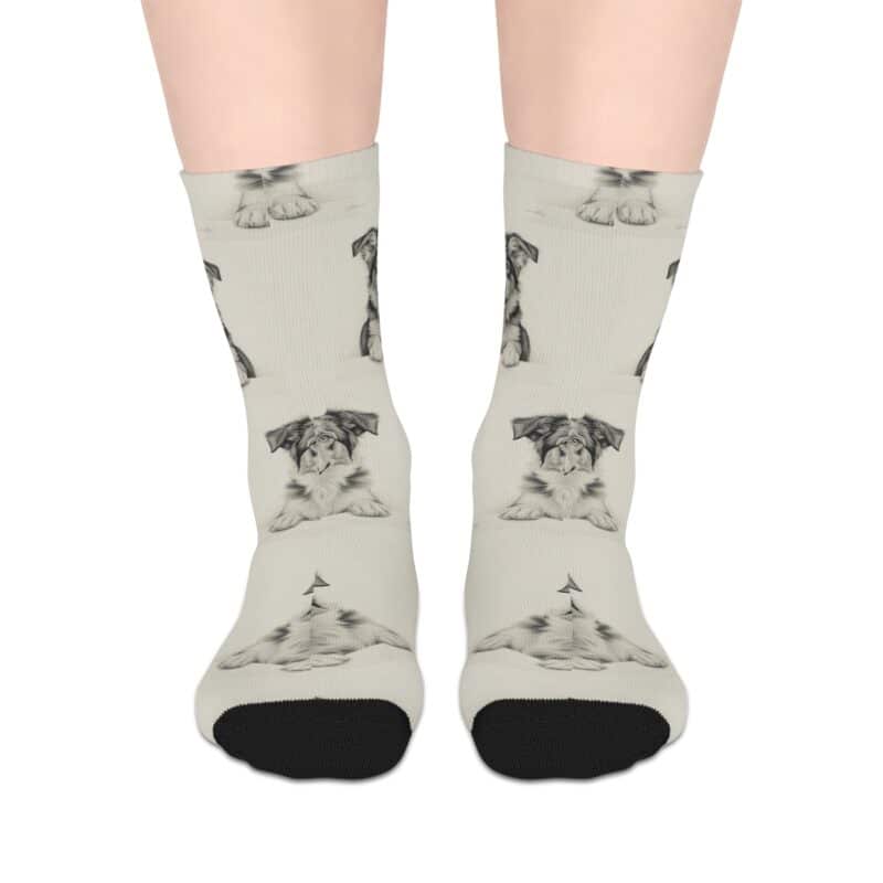 Australian Shepherd Dog Socks