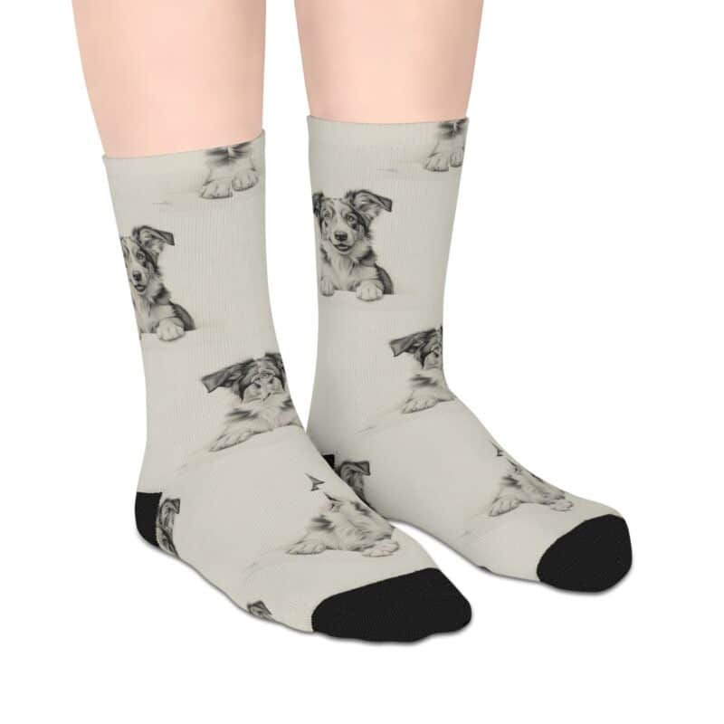 Australian Shepherd Dog Socks