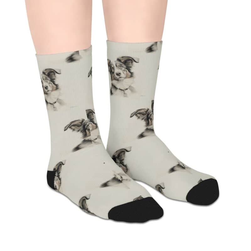 Australian Shepherd Dog Socks