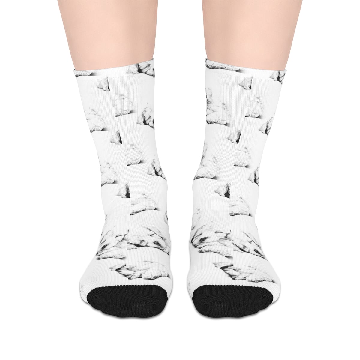 Poodle Mid-length Socks