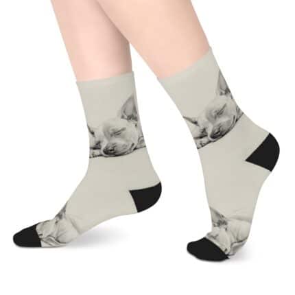 American Hairless Terrier Mid-length Socks