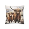 Highland Cows Double-Sided Cushion Cover