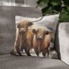 Highland Cows Double-Sided Cushion Cover