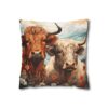 Highland Cows Double-Sided Cushion Cover