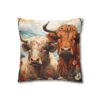 Highland Cows Double-Sided Cushion Cover