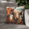 Highland Cows Double-Sided Cushion Cover