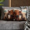 Highland Cows Double-Sided Cushion Cover