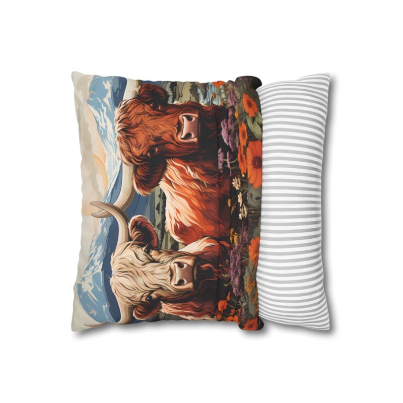 Highland Cows Double-Sided Cushion Cover