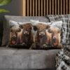 Highland Cows Double-Sided Cushion Cover