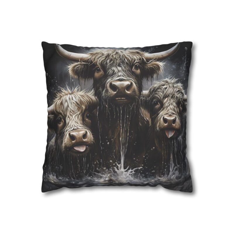 Highland Cows Double-Sided Cushion Cover