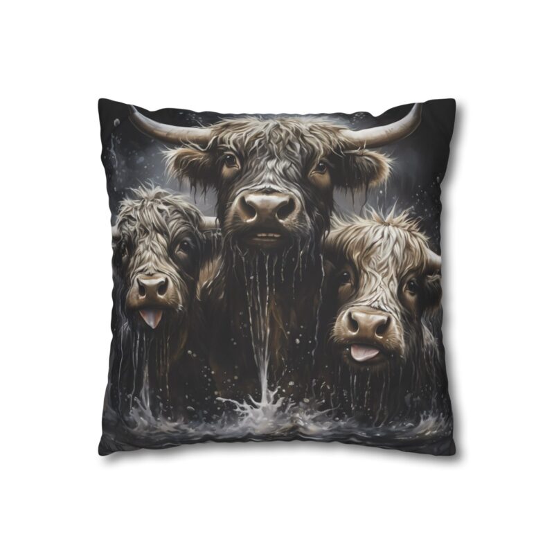 Highland Cows Double-Sided Cushion Cover