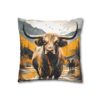 Highland Cows Double-Sided Cushion Cover