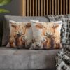 Highland Cows Double-Sided Cushion Cover