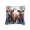 Highland Cows Double-Sided Cushion Cover