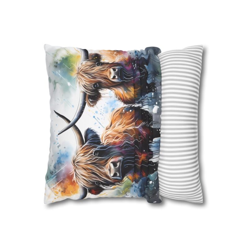 Highland Cows Double-Sided Cushion Cover