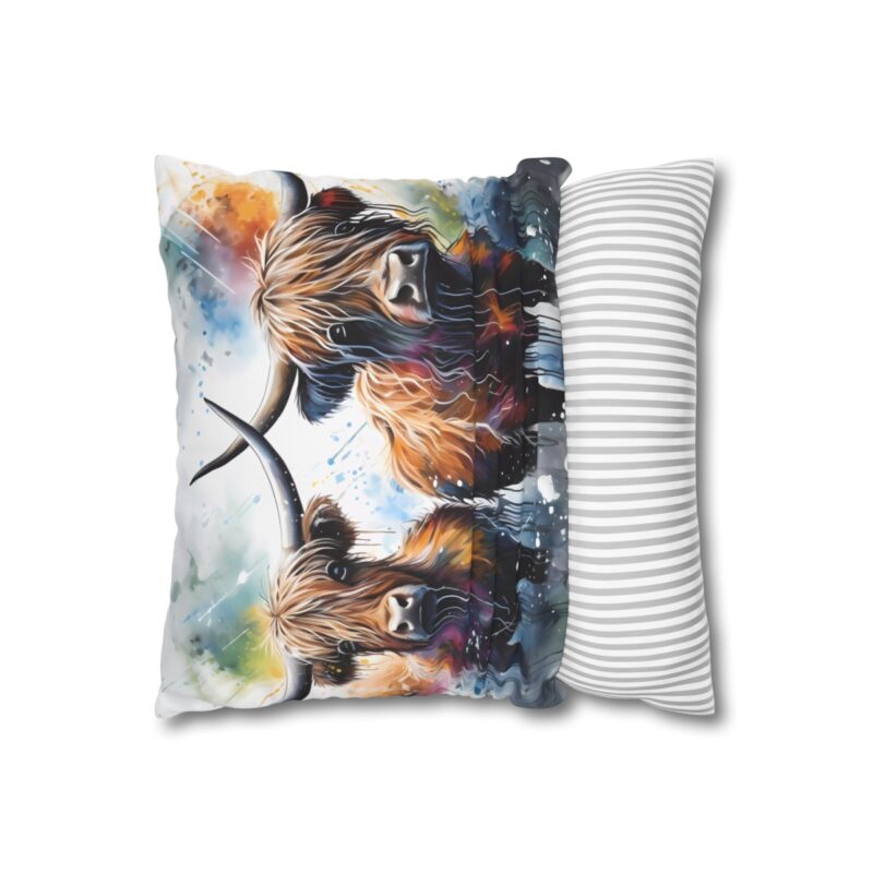 Highland Cows Double-Sided Cushion Cover