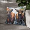 Highland Cows Double-Sided Cushion Cover