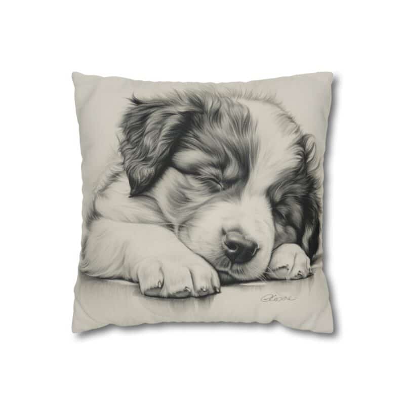 Australian Shepherd Dog Square Double-Sided Cushion Cover