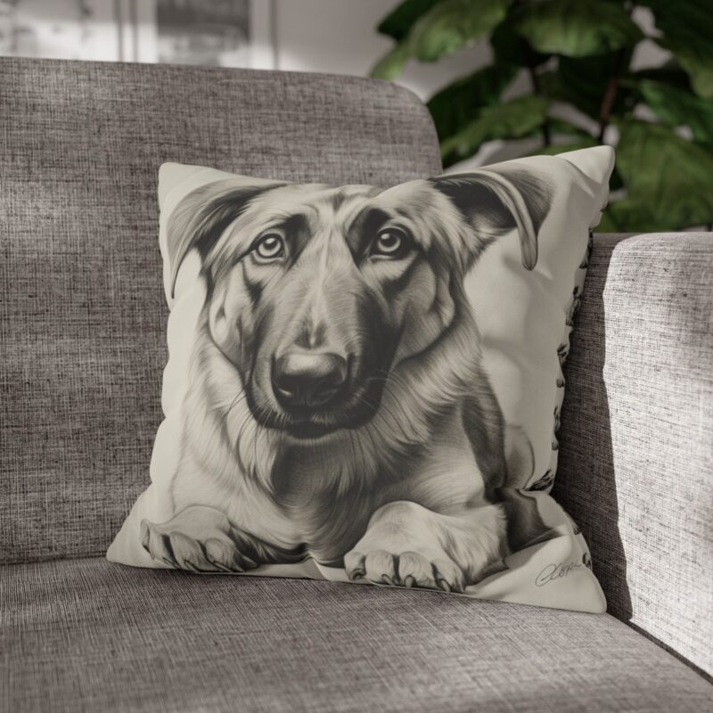 Anatolian Shepherd Dog Square Double-Sided Cushion Cover