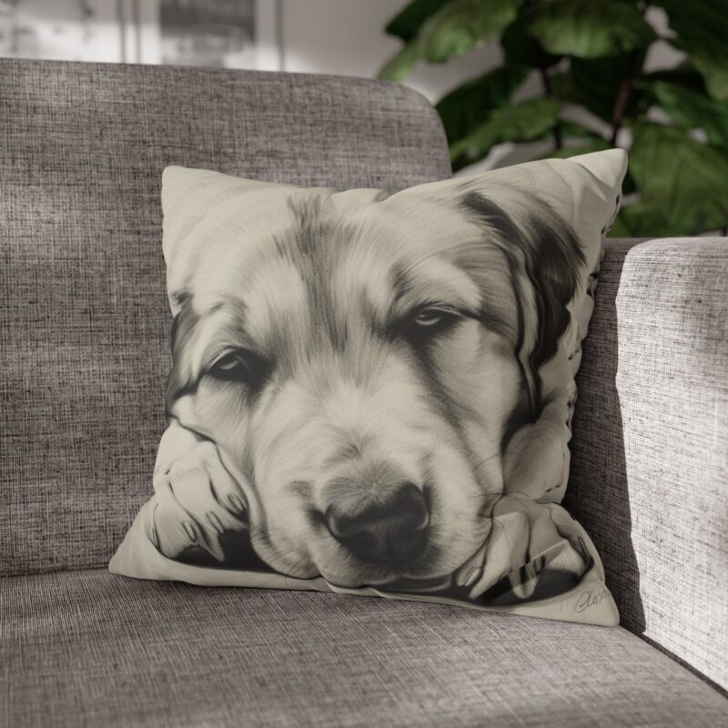 Anatolian Shepherd Dog Square Double-Sided Cushion Cover