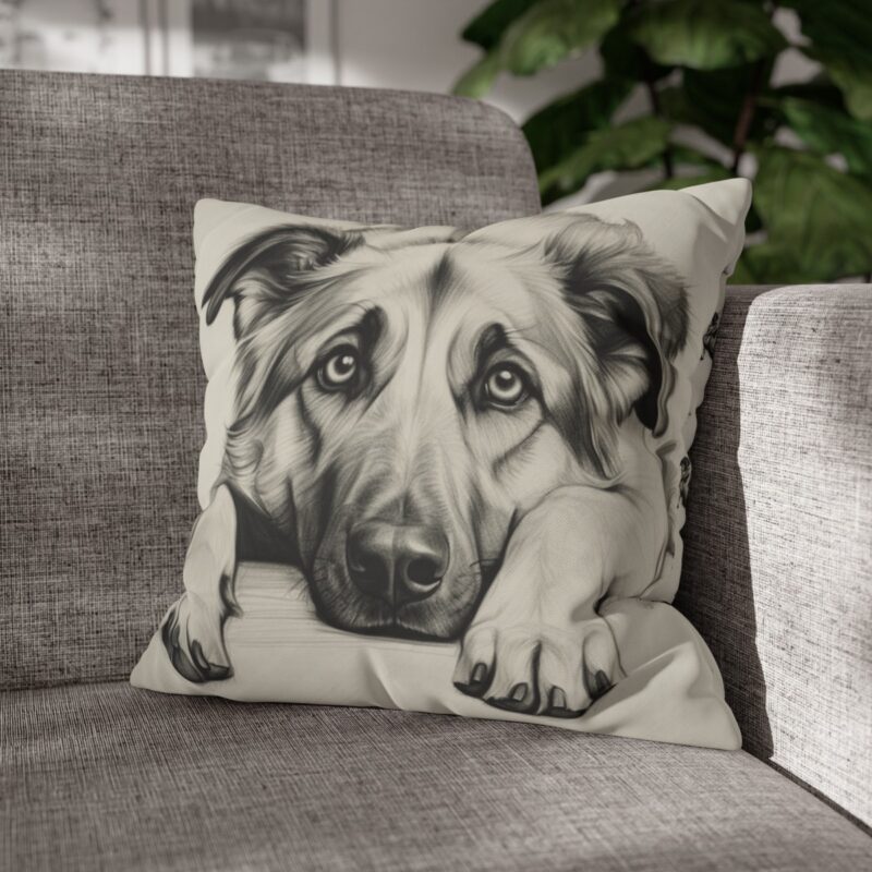 Anatolian Shepherd Dog Square Double-Sided Cushion Cover