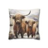 Highland Cows Double-Sided Cushion Cover