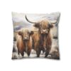 Highland Cows Double-Sided Cushion Cover