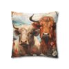 Highland Cows Double-Sided Cushion Cover