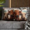 Highland Cows Double-Sided Cushion Cover