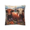 Highland Cows Double-Sided Cushion Cover