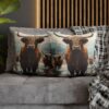 Highland Cows Double-Sided Cushion Cover