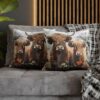 Highland Cows Double-Sided Cushion Cover